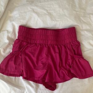 Vibrant Pink Women's Athletic Shorts